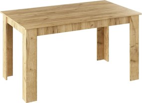Masa GENERAL NEW, stejar artisan, DTD laminat, 140x80x75 cm