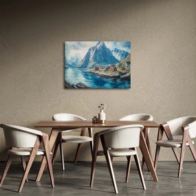 Tablou - Sat norvegian (70x50 cm)