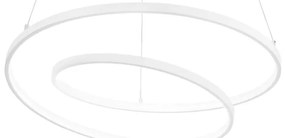 Lustra LED suspendata design modern circular Oz sp d60 dali alba