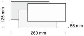 Aplica de perete LED design modern Kona alb MYC804WL-L12W