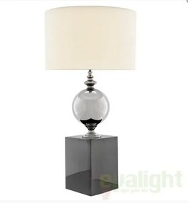 Veioza, lampa de masa LUX, finisaj nickel, H-145cm, Trowbridge L 109150 HZ