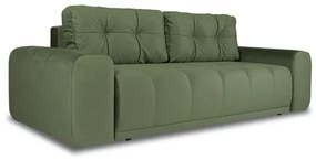 Canapea Extensibila Cu Lada Depozitare Dreamer, Verde, 260 x 110 x 100 Cm