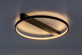 Plafoniera LED din metal negru Beliza