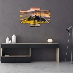 Tablou cu peisaj în carte (90x60 cm)