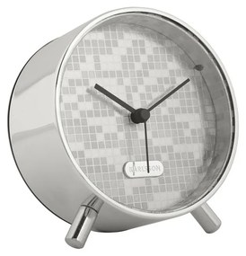 Karlsson 6004SI ceas cu alarmă design argintiu,diametru 11 cm
