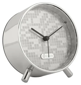 Karlsson 6004SI ceas cu alarmă design argintiu,diametru 11 cm