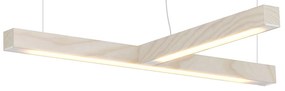 Lampă suspendată LED40 în forma de T, mai multe variante - TUNTO Model: cenușă albă, ulei de ceară