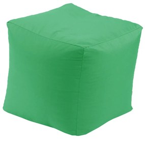 Taburet Cub Pufrelax, material impermeabil, Green Apple