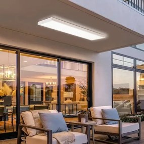 Brilagi-LED Corp de iluminat LED reglabil pentru baie FRAME SMART LED/50W/230V IP44 alb + telecomandă