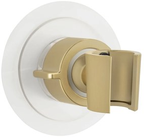 Suport pentru capul de duș auriu autoadeziv din plastic Libertà – Wenko