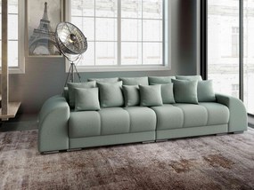 Canapea extensibilă dumonde cu 2 lăzi de depozitare si sezut confortabil din spuma high-density, Verona Enjoy Mint 310x100 cm