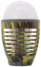 Lampă LED portabilă reîncărcabilă cu capcană pentru insecte LED/2W/3,7V IPX4 camuflaj