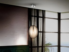 Pendul design modern decorativ Ovila 20cm cognac SV-752183