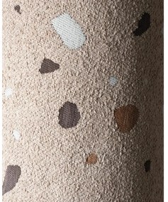 Fotoliu puf pentru copii maro deschis cu tapițerie din țesătură bouclé/cu tapițerie din chenille Terrazzo Chair – Wigiwama