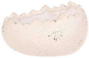 Vase de ceramică pentru flori Coajă orizontală, 17x 13 x 9 cm