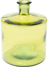 Vaza din sticla, galbena, Tutti Ø21x25 cm