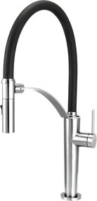 🚰 Baterie bucătărie CORDA, cu pipă flexibilă și 2 funcții, finisaj cromat – Cod BRC_072M