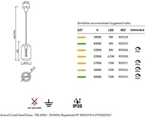 Pendul modern design decorativ JARRAS Xs bronz