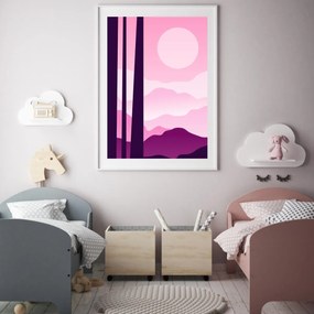 Poster - Peisaj montan (A4)