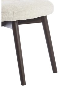 Set de scaune de sufragerie crem 2 buc. tapițat Sinosa – Light &amp; Living