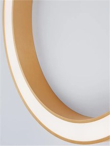 Lustra LED aplicata design modern OPAL 60W aurie