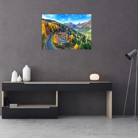 Tablou pe sticlă - Trecătoarea Malay Pass (70x50 cm)