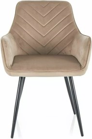 Scaun de dining tapiTat FIGO, bej/negru