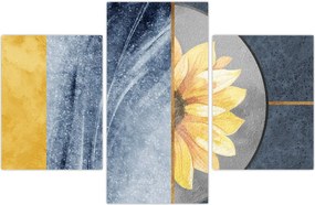 Tablou - Forme și flori (90x60 cm)