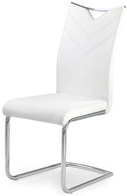Scaun K224 piele ecologica alb