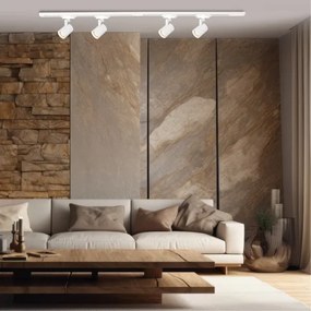 Spot în sistem pe șină VOLF 4xGU10/10W/230V alb