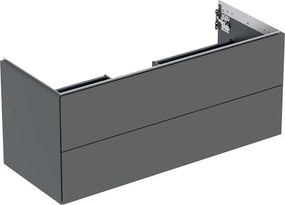 Dulap baza suspendat Geberit One lava mat 120 cm cu 2 sertare