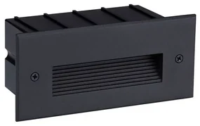 Spot LED incastrabil exterior, ambiental, IP65, POLKA negru
