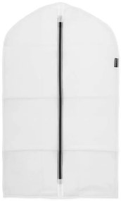 Set 2 huse pentru haine Brabantia 1005659, M, 60x100 cm, Fermoar, Alb