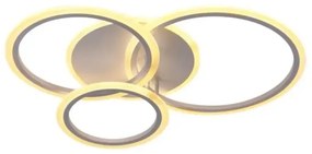 Lustră LED dimabilă aplicată LED/40W/230V alb + telecomandă