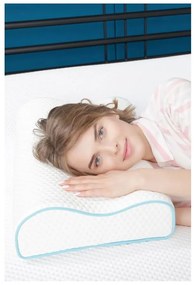 Pernă anatomică cu umplutură de spumă cu memorie 42x61,5 cm – Mila Home