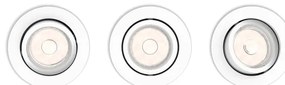 Philips 50393/31/PN - SET 3x Lampa incastrata DONEGAL 3xGU10/5,5W/230V