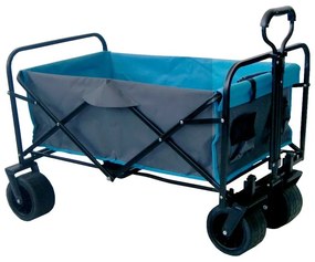 Cărucior de transport pliabil - premium 150 L Portocalie