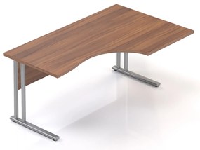 Masa ergonomica Visio 160 x 100 cm, dreapta, nuc