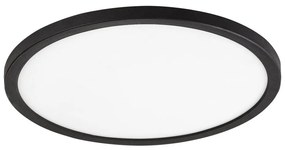 Plafoniera LED slim 40cm Gonzalo negru/alb