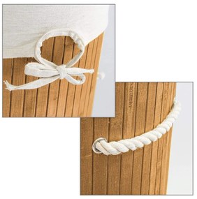 Cos rufe rotund 70 l Bambus Natur 65 x 41 cm