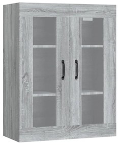 Dulap de perete suspendat, gri sonoma, 69,5x34x90 cm 1, sonoma gri