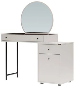 Măsuță de toaletă Trinity 3 (alb) (cu oglindă). 1109421