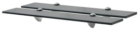 vidaXL Rafturi suspendate, 2 buc., 60 x 20 cm, sticlă, 8 mm