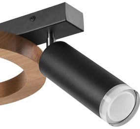 Spot OTIS 1xG9/5W/230V + 1xE27/15W/230V stejar