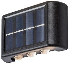 Lampă de perete solară Rabalux 77024 Kangtonde exterior, negru