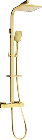 Mexen CQ62 set de duș exterior cu duș de tavan și baterie termostatică, auriu - 772506295-50