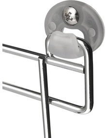 Etajetă de perete cu trei rafturi pentru duș Aqualine CHROME LINE crom lucios