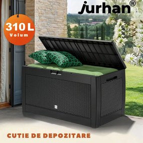 Cufăr depozitare RATO, 310L, 119x48x60 cm, antracit Prosperplast