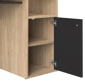 Birou cu blat cu aspect de lemn de stejar 50x115 cm Oxford – TemaHome