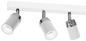 Spot RENO 6xGU10/60W/230V alb/crom